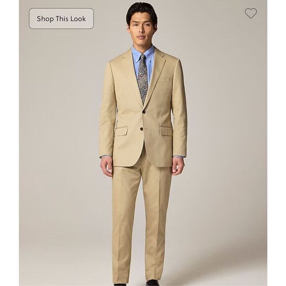 J Crew tan camel 36S business casual Ludlow jacket
